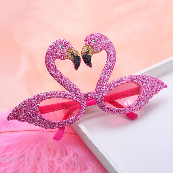 Glitter Flamingo Solbriller Morsom Bursdagsfest