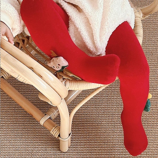 Baby Christmas Pantyhose Autumn And Winter Thickened Children's Leggings style4 102-115cm