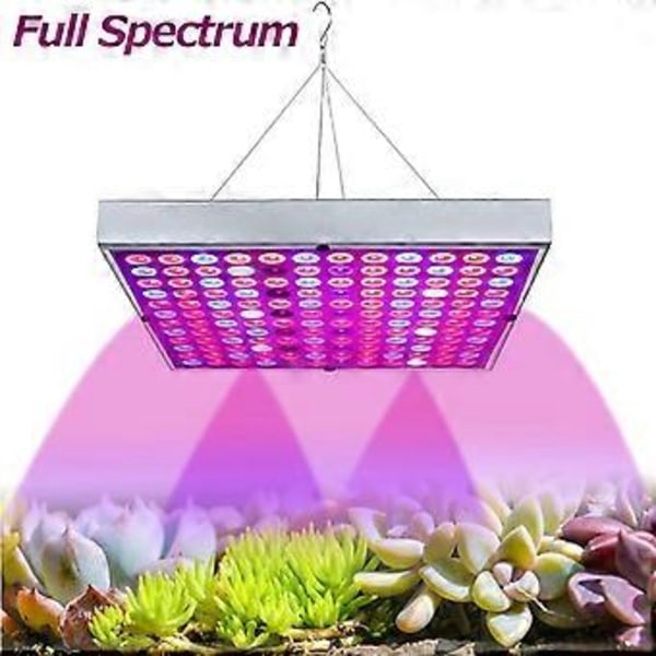 45W LED Växtlampa, LED Grow Lampa Fullspektrum Växtlampa Växtbelysning för Inomhusväxter Grönsaker och Blommor