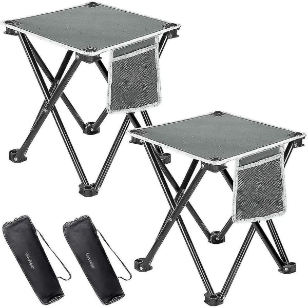 2 Pack Portable Folding Stool Lightweight Folding Camping Stool