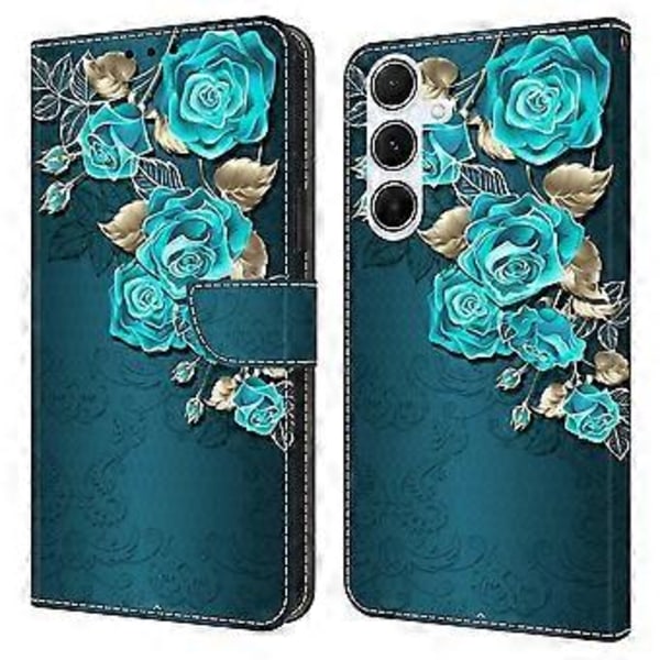 Til Samsung Galaxy A16 5G/4G Etui Magnetisk Lås 3D Mønster Læder Wallet Telefon Cover (Style I)
