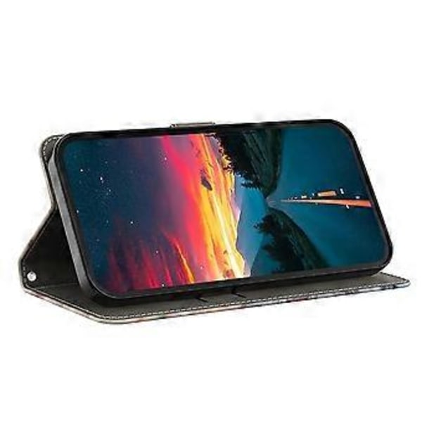 Til Samsung Galaxy A16 5G/4G Etui Magnetisk Lås 3D Mønster Læder Wallet Telefon Cover (Style N)