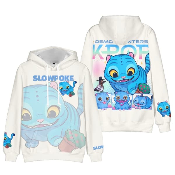 KPop Demon Hunters Hettegenser 3D-trykk Pullover Hettegenser for menn og kvinner 110cm