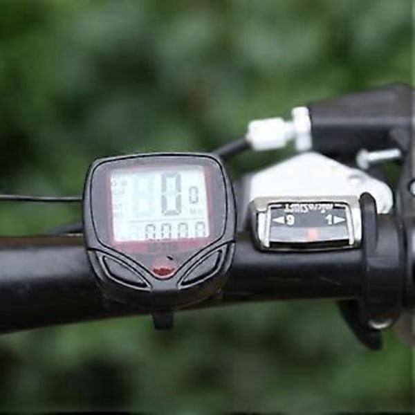 Vandtæt Cykelcomputer Cykelmåler Odometer Speedometer LCD Display Cykelcomputer Velocimetro Kablet Stopur