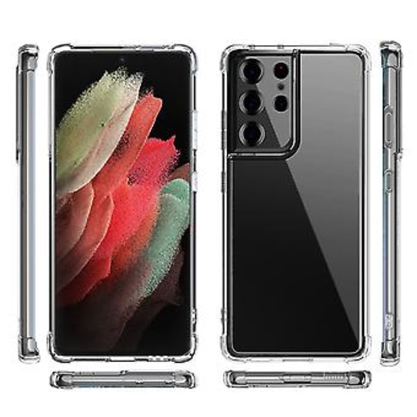 Transparent Telefonfodral, Lätt att Använda, Skyddande för S22 / S22 ULTRA (S22 PLUS S22 Plus)