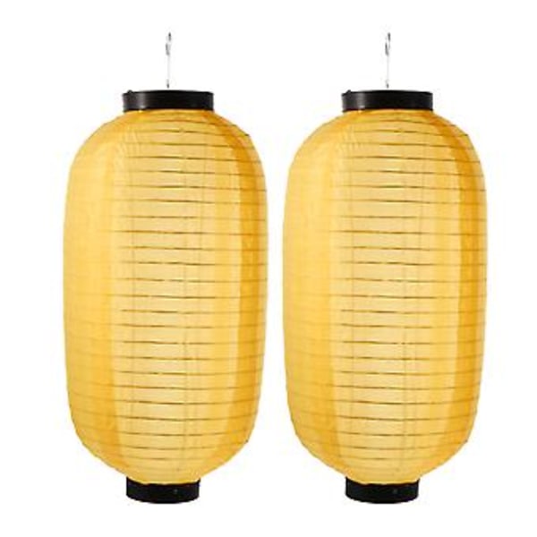 2pcs Japanese Style Hanging Lanterns Decorative Waterproof Lanterns Ornaments  Golden