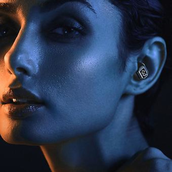 Bluetooth 5.3 Langattomat Kuulokkeet M5 Hifi Korvanapit Mini Näkymätön Korvassa Led Digitaalinen Näyttö (Musta)