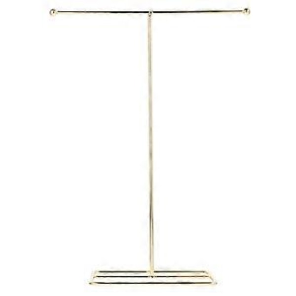 Halsband Displayställ T Bar Smyckeshållare Smyckesdisplay Hängande Rack Organizer