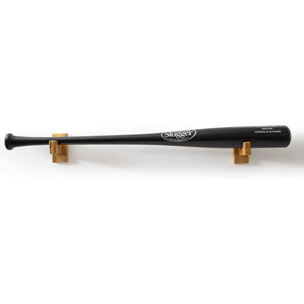 2 stk. Baseball Bat Display Case Horisontal Rack Brackets Henger Hol