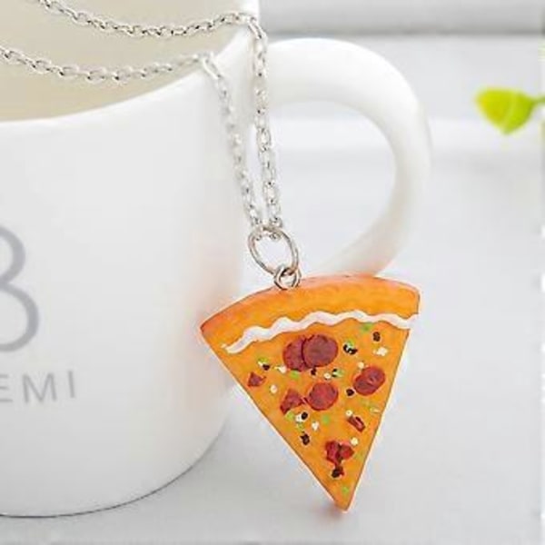 Vänskaps- och kärlekspizza-halsband, sju delar sammanfogade