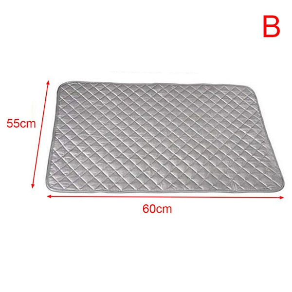 60*55cm compact portable ironing mat ironing board travel dryer w