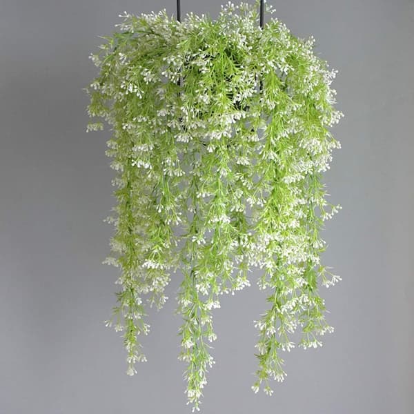 2 stk. Kunstig veggblomstranke Kunstig blomstranke Kunstig I
