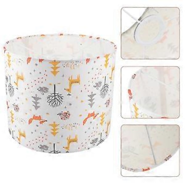 Lampskärm Tyg Lampskärm Sänglampa Skydd Lampskärm Ljusskärm Bordslampskärm