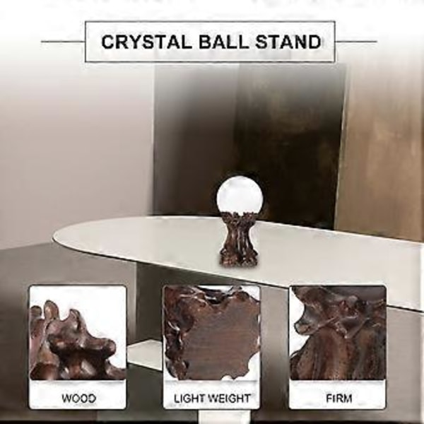 1 stk. Treskjæringsbase Kreative Krystaller Glass Display Base Premium Display Base