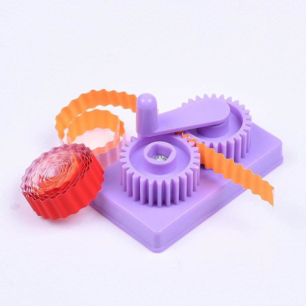 Plastpapper Quilling Maskin Formgivning Papper Crimper Verktyg Crimpning Papper Hantverk Quillat Verktyg DIY Shaper för Konstverk Skrotböcker