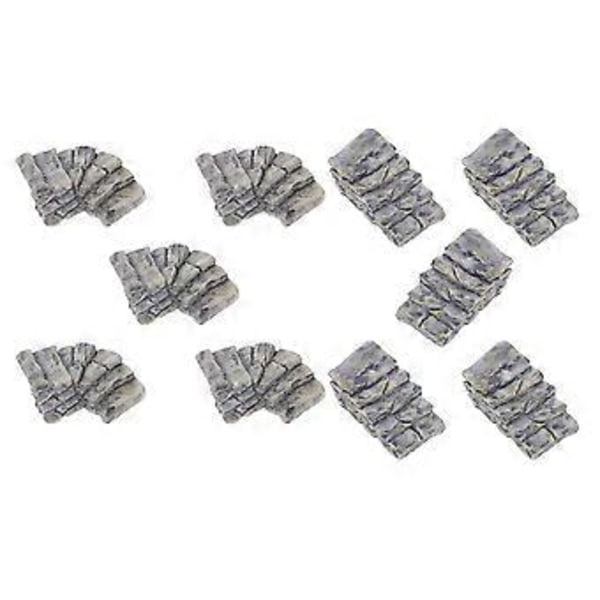 10 stk Harpiks Trin Sten DIY Mikro Landskab Figurer Akvarium Ornament