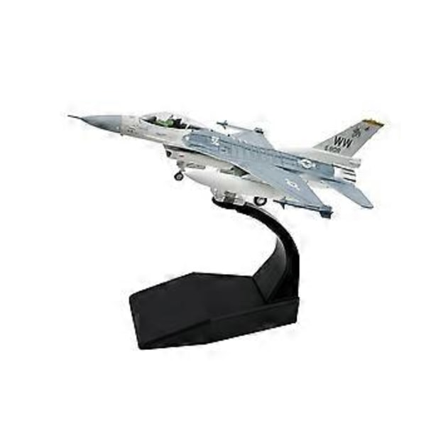 Støpt Modell Simulering Voksne Gaver 1/100 F16C Jagerfly for Kontor Hjem