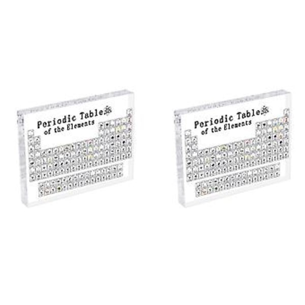 Akryyli Periodic Table Näyttö Ei Todellisia Elementtejä Lapset Opetus Koulupäivä Lahja ( )