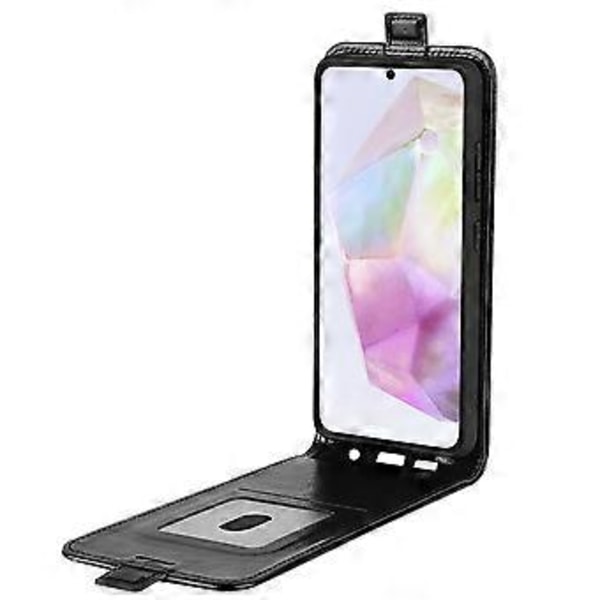 Til Samsung Galaxy A36 5G Etui med Kortlommer Vertikal Flip Læder Telefon Cover (Style C)