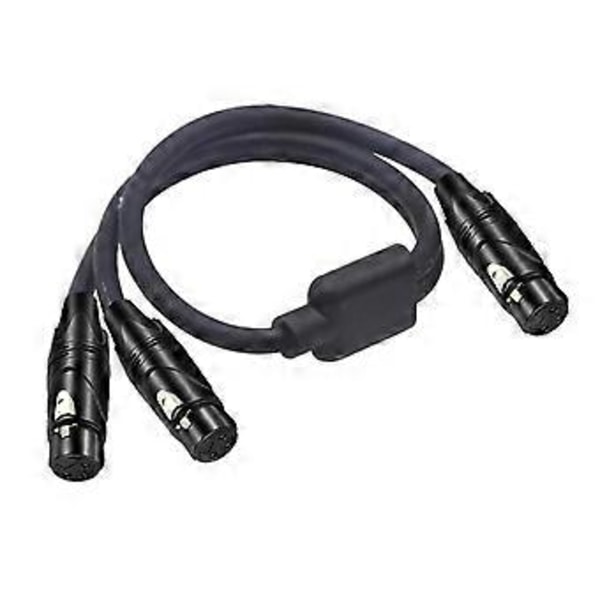 XLR til Dobbelt XLR Y Kabel Balanceret Mikrofon Adapter Patch Kabel