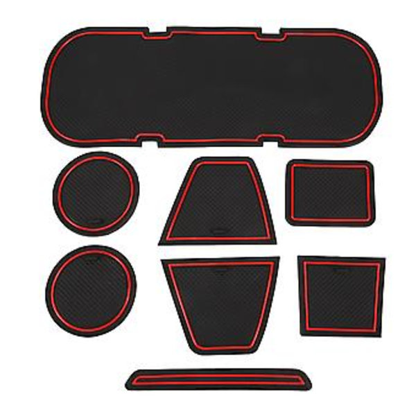 Anti-Dørgummi Kop Pude Rød Port Slot Pad til 86 BRZ GT86 FT86 FR-S 2012-2019 Mat Accesso