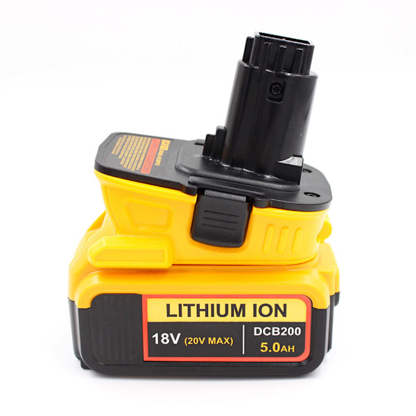 Erstatningsadapter for DCA1820-batteri 18V til 20V, for boremaskiner, slipemaskiner, lader ikke inkludert