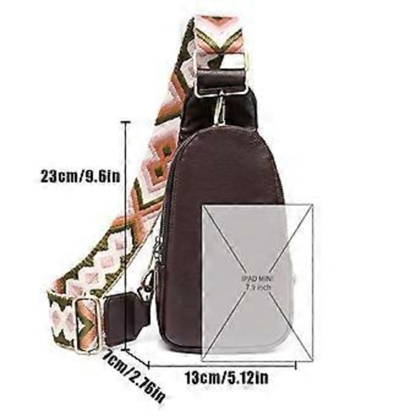 Fanny Pack Bälte Midjeväska Crossbody Bröstsele Axelpåse Grå Män & Kvinnor (Gul)