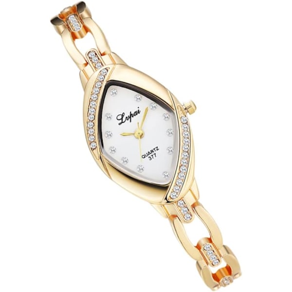 Naisten muotimerkki Casual Luxury Watch Ellipse Diamond Creative Ladie