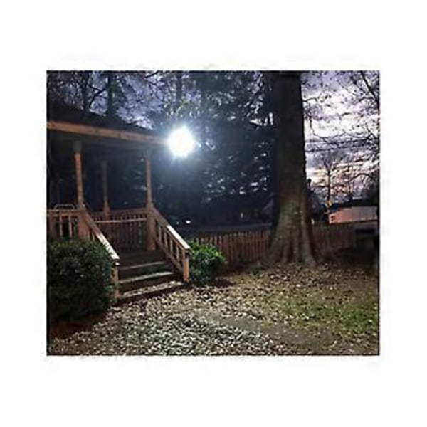 Solcelledrevet LED utendørs projektør med bevegelsessensor, utendørs solcellelampe med sensor, 60 LED solcellelys 6500K kaldt hvitt solcelle spotlys