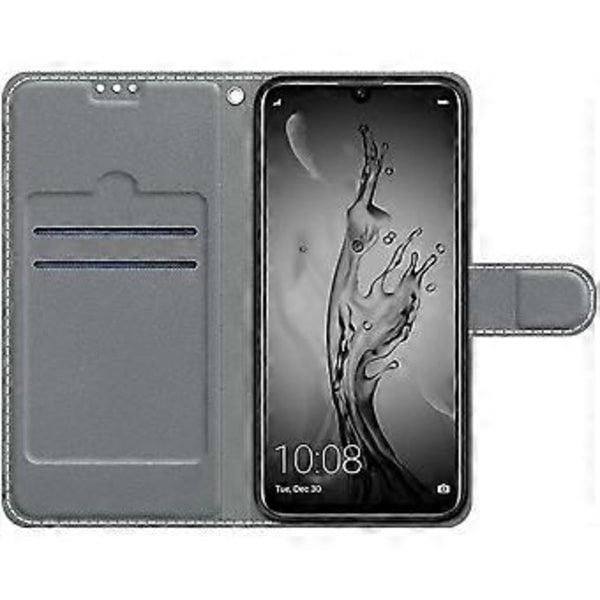 (Style 13) ChoosEU Etui til Huawei P Smart 2019 Læder Etui med Silikone Stødsikkert Wallet Flip Etui og Folio Stand Funktion Stilfuldt Mønster til Piger