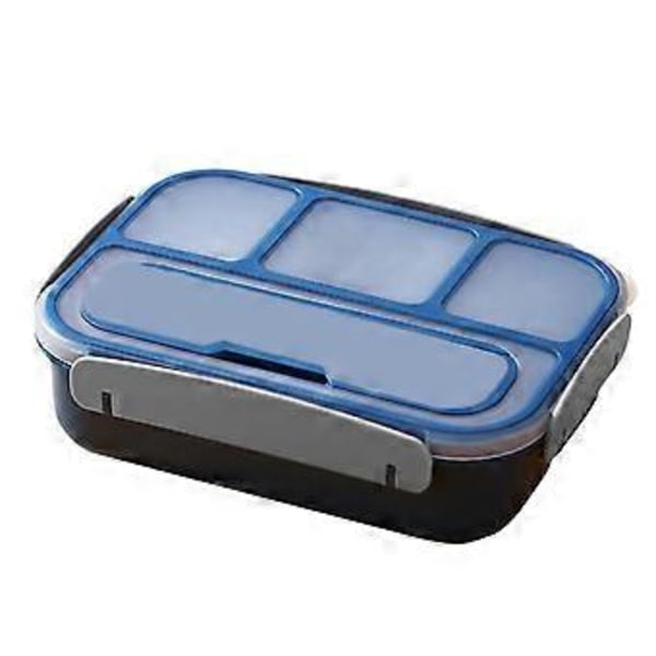 Matboks Barn, Voksen Matboks 1300ML - 4 Rom Bento Matboks, Mikrobølgeovn & Oppvaskmaskin & Fryser Sikker, BPA Fri (style9332)