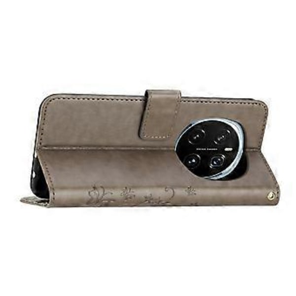 For Honor Magic7 Pro 5G Etui PU Læder Telefon Wallet Cover med Rem (Style F)