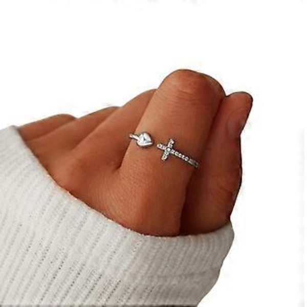 Til Min Datter - Jeg Troer På Dig Ring Legering Ring Justerbar Åben Ringe