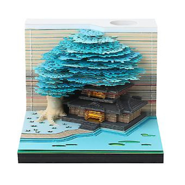 Skrivebords Kalender med LED Lys, 2024 Kalender Memo Pad, Kreativ Skrivebords Kalender (26)