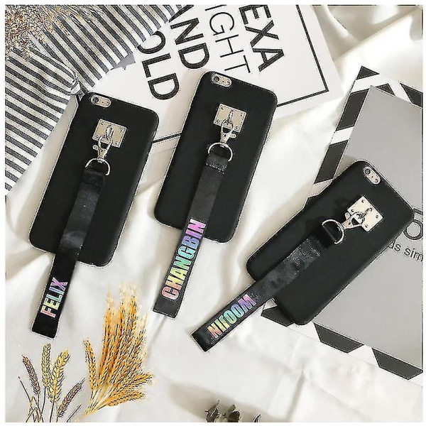 Straykids Surrounding Mobile Ph Lanyard Com Keychain Stray Kids Couple Pendant(8)