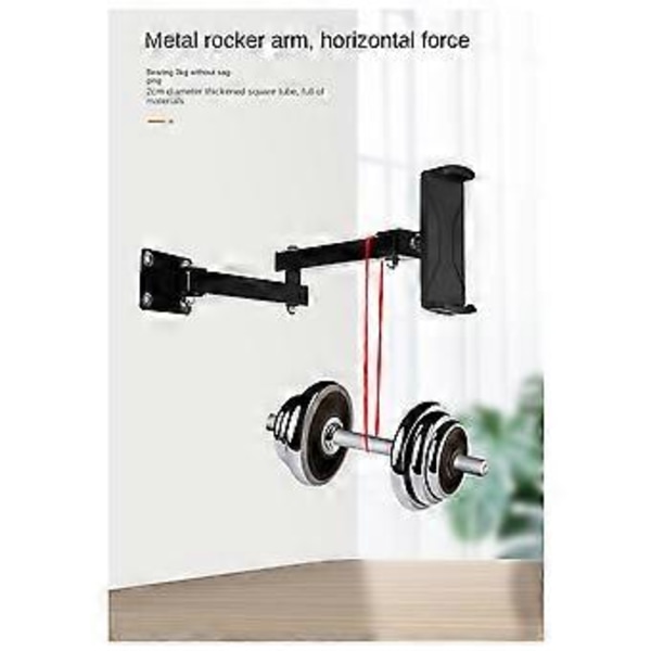Justerbart utdragbart mobiltelefonstativ med lång arm för 4-13 tum