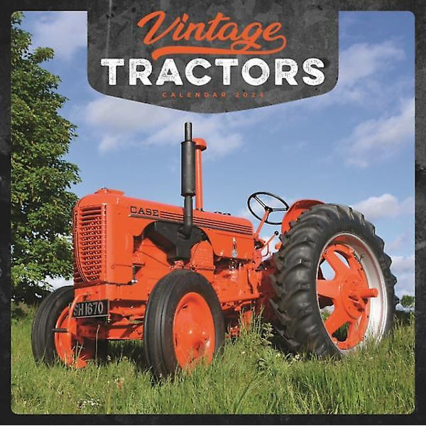 Vintage Tractors Square Wall Calendar 2024 Fyndiq