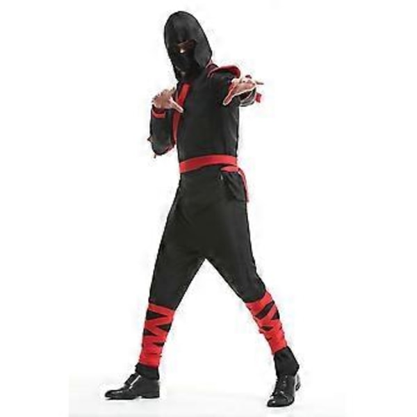 Halloween Vuxen Kostym Manlig Ninja Cosplay Kostym (L)