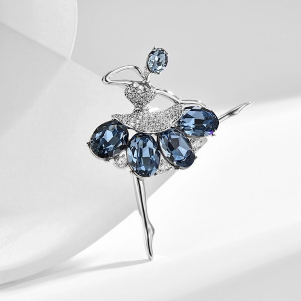 Blomsterdjur Rhinestone Broscher Pin för Kvinnor Flickor Rhinestone Kavajslag Pin Bröllopstillbehör Brosch Pin Smycken Present f