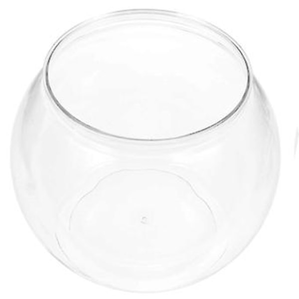 Plastfiskskål Transparent Liten Akvarium Liten Fisktank Fiskskålar Guldfiskskål