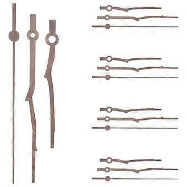 5 Set Trä Klockvisare Ersättning Klockvisare Reparation Klockvisare Hängande Klockvisare för DIY