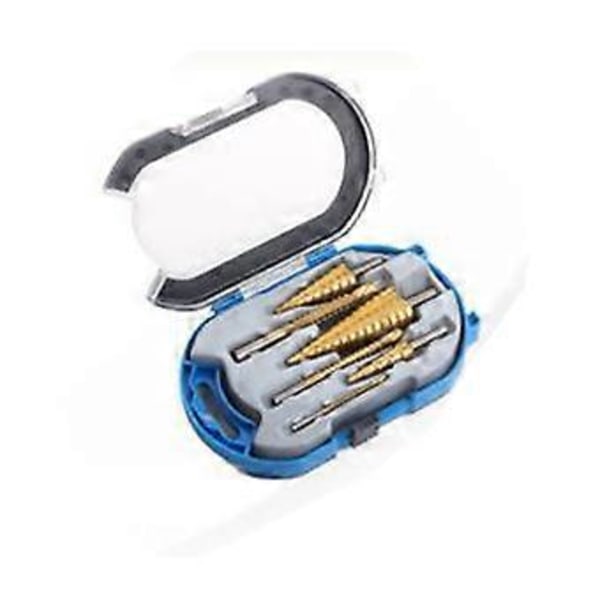 6-pack Stegborr Set Metall Slitstark Hög Hårdhet Upprepande Stegborr 3-pack Stegborr 3-pack Sågborr 103mm( )
