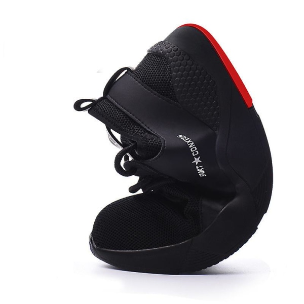 Work Shoes Black Anti-smashing Wear-resistant Safety Shoes Breathable And Lightweight Sneakers#zhxy8186 48