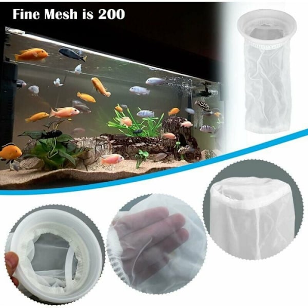 Pakke med 4 nylon IBC-filtre til 1000 liters IBC-regnvandstank, Nyl