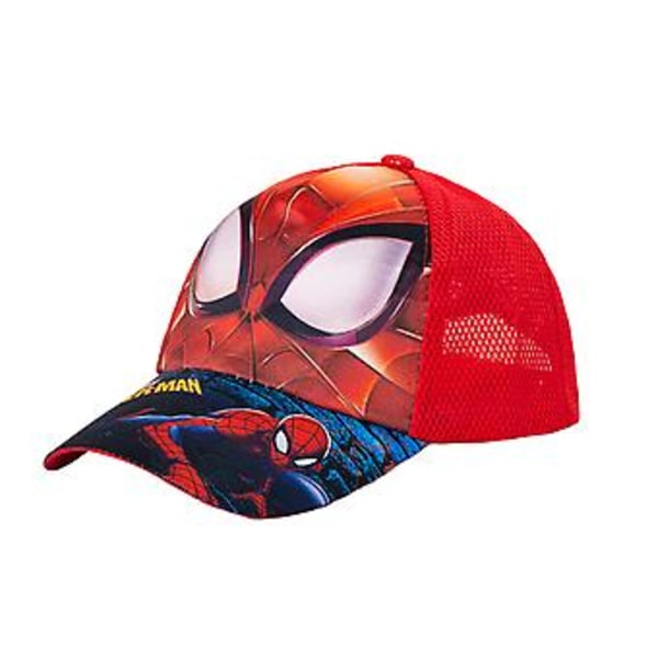 Spiderman Print Børne Mesh Baseball Cap Hat Superhelt Justerbar Sports Solskærm Hat Til Drenge Piger (D)