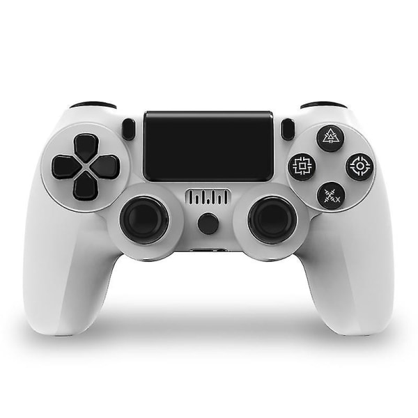 Dd-trådlös PS4-spelkontroll kompatibel med PS4/Slim/ pro -konsolen white