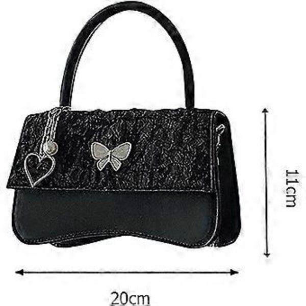 Butterfly Love Skuldertaske Kvinder Mini Kæder Lille Skuldertaske Dame Casual Messenger Crossbody