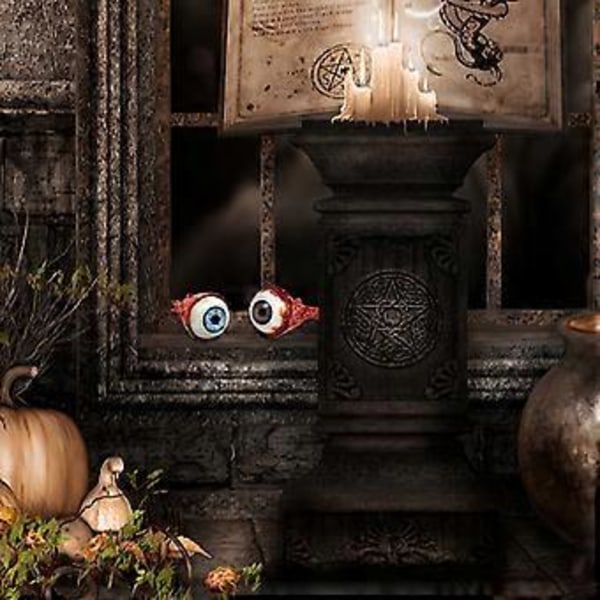 2 STK HALLOWEEN GYS PROP RIVE UD ØJENBOLDE Blå Af Dead Head Props (Tilfældig)