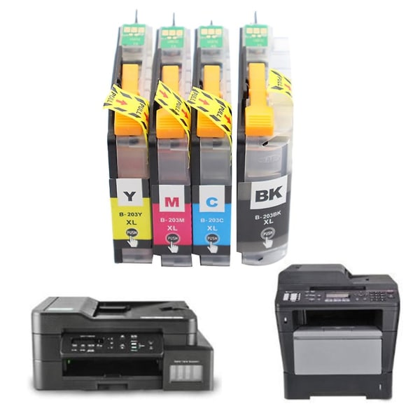 Ink Cartridge For Brother Lc203xl Lc201xl Lc203 Inkjet Printer Replacements