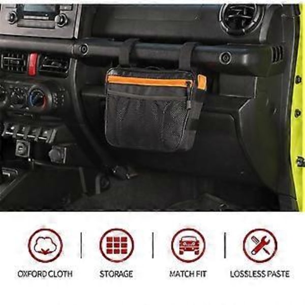 Opbevaringstaske til passagergreb, multifunktionel pose-organiseringstaske til Jeep Wrangler CJ YJ TJ JK JL Gladiator JT & UTV